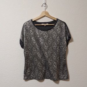 LOFT metallic print tee